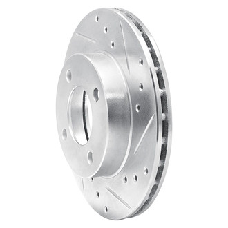 R1 Concepts® - eLINE™ Drilled and Slotted 1-Piece Front Passenger Side Brake Rotor
