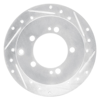 R1 Concepts® - eLINE™ Drilled and Slotted 1-Piece Rear Passenger Side Brake Rotor