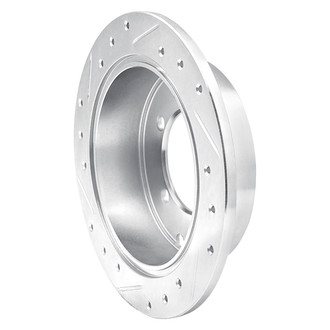 R1 Concepts® - eLINE™ Drilled and Slotted 1-Piece Rear Passenger Side Brake Rotor
