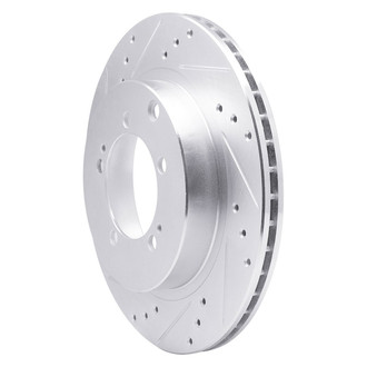 R1 Concepts® - eLINE™ Drilled and Slotted 1-Piece Rear Driver Side Brake Rotor