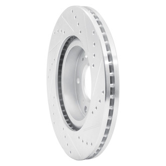 R1 Concepts® - eLINE™ Drilled and Slotted 1-Piece Front Driver Side Brake Rotor