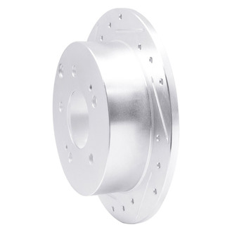 R1 Concepts® - eLINE™ Drilled and Slotted 1-Piece Rear Driver Side Brake Rotor