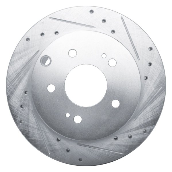 R1 Concepts® - eLINE™ Drilled and Slotted 1-Piece Rear Brake Rotor