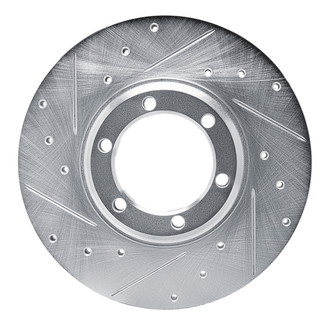 R1 Concepts® - eLINE™ Drilled and Slotted 1-Piece Front Driver Side Brake Rotor