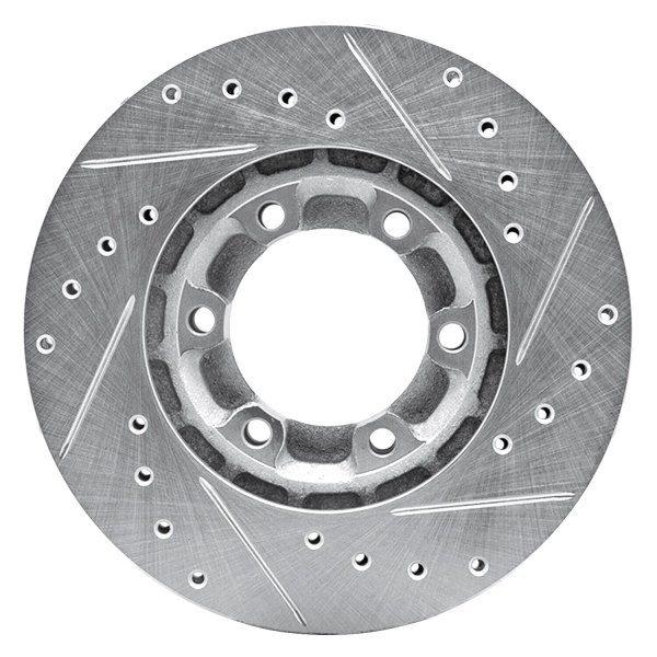 R1 Concepts® - eLINE™ Drilled and Slotted 1-Piece Front Brake Rotor