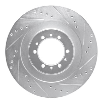 R1 Concepts® - eLINE™ Drilled and Slotted 1-Piece Front Passenger Side Brake Rotor