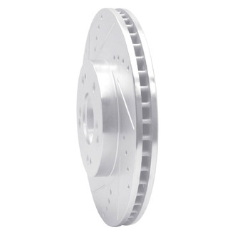 R1 Concepts® - eLINE™ Drilled and Slotted 1-Piece Front Driver Side Brake Rotor