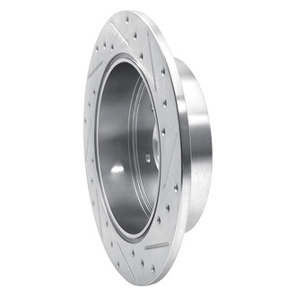 R1 Concepts® - eLINE™ Drilled and Slotted 1-Piece Rear Driver Side Brake Rotor