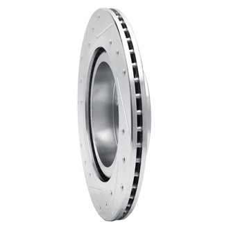 R1 Concepts® - eLINE™ Drilled and Slotted 1-Piece Front Passenger Side Brake Rotor