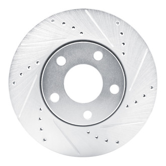 R1 Concepts® - eLINE™ Drilled and Slotted 1-Piece Front Passenger Side Brake Rotor