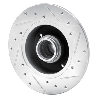 R1 Concepts® - eLINE™ Drilled and Slotted 1-Piece Rear Driver Side Brake Rotor