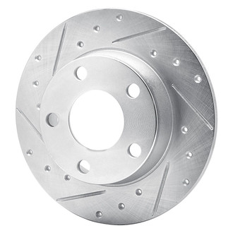 R1 Concepts® - eLINE™ Drilled and Slotted 1-Piece Rear Driver Side Brake Rotor
