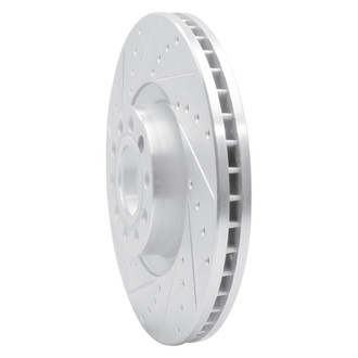 R1 Concepts® - eLINE™ Drilled and Slotted 1-Piece Front Driver Side Brake Rotor