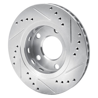 R1 Concepts® - eLINE™ Drilled and Slotted 1-Piece Rear Driver Side Brake Rotor