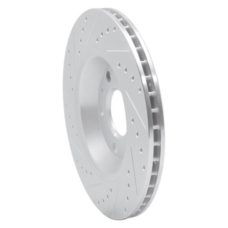 R1 Concepts® - eLINE™ Drilled and Slotted 1-Piece Rear Passenger Side Brake Rotor