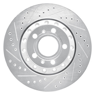 R1 Concepts® - eLINE™ Drilled and Slotted 1-Piece Rear Driver Side Brake Rotor