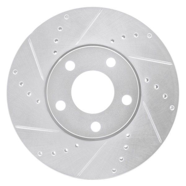 R1 Concepts® - eLINE™ Drilled and Slotted 1-Piece Front Brake Rotor