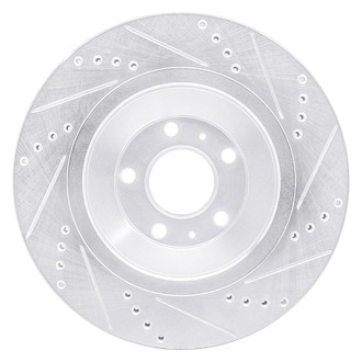 R1 Concepts® - eLINE™ Drilled and Slotted 1-Piece Rear Driver Side Brake Rotor