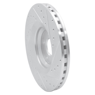 R1 Concepts® - eLINE™ Drilled and Slotted 1-Piece Front Driver Side Brake Rotor