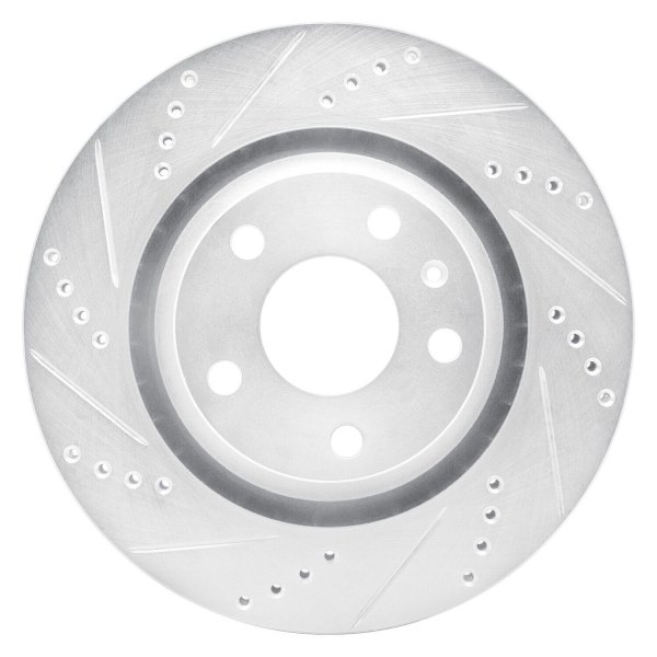 R1 Concepts® - eLINE™ Drilled and Slotted 1-Piece Rear Brake Rotor