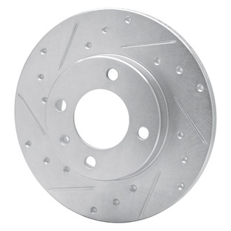 R1 Concepts® - eLINE™ Drilled and Slotted 1-Piece Front Driver Side Brake Rotor