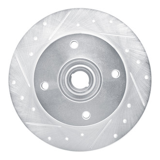 R1 Concepts® - eLINE™ Drilled and Slotted 1-Piece Front Driver Side Brake Rotor