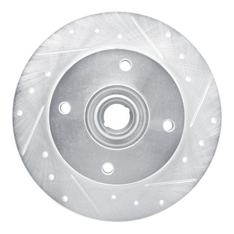 R1 Concepts® - eLINE™ Drilled and Slotted 1-Piece Front Passenger Side Brake Rotor