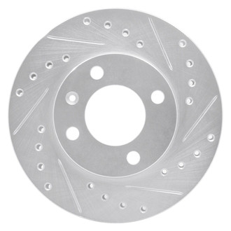 R1 Concepts® - eLINE™ Drilled and Slotted 1-Piece Front Passenger Side Brake Rotor