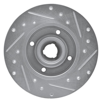 R1 Concepts® - eLINE™ Drilled and Slotted 1-Piece Rear Driver Side Brake Rotor