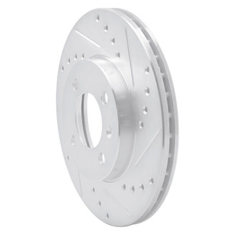R1 Concepts® - eLINE™ Drilled and Slotted 1-Piece Front Passenger Side Brake Rotor