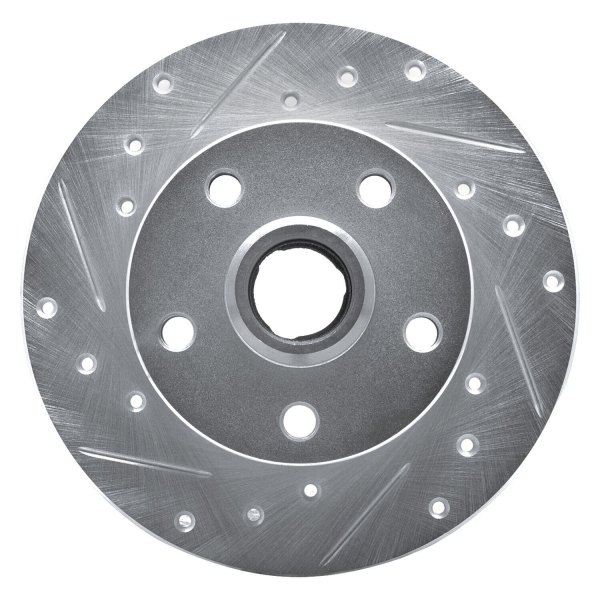 R1 Concepts® - eLINE™ Drilled and Slotted 1-Piece Rear Brake Rotor