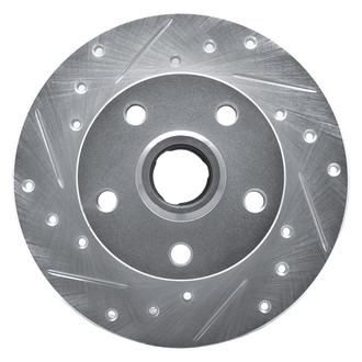R1 Concepts® - eLINE™ Drilled and Slotted 1-Piece Rear Driver Side Brake Rotor