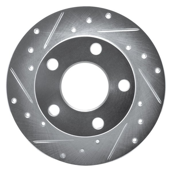 R1 Concepts® - eLINE™ Drilled and Slotted 1-Piece Rear Brake Rotor