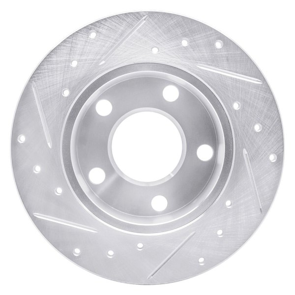 R1 Concepts® - eLINE™ Drilled and Slotted 1-Piece Rear Brake Rotor