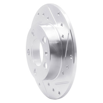 R1 Concepts® - eLINE™ Drilled and Slotted 1-Piece Rear Passenger Side Brake Rotor