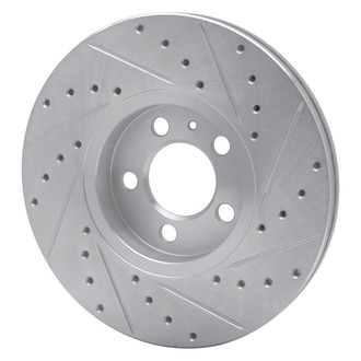 R1 Concepts® - eLINE™ Drilled and Slotted 1-Piece Front Driver Side Brake Rotor