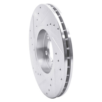 R1 Concepts® - eLINE™ Drilled and Slotted 1-Piece Front Passenger Side Brake Rotor