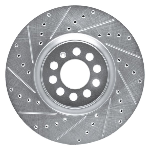 R1 Concepts® - eLINE™ Drilled and Slotted 1-Piece Front Brake Rotor