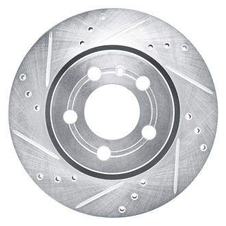 R1 Concepts® - eLINE™ Drilled and Slotted 1-Piece Rear Driver Side Brake Rotor