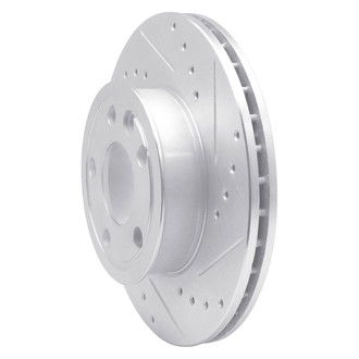 R1 Concepts® - eLINE™ Drilled and Slotted 1-Piece Front Passenger Side Brake Rotor