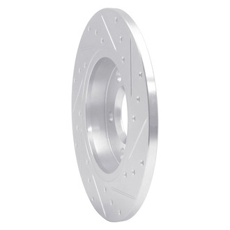 R1 Concepts® - eLINE™ Drilled and Slotted 1-Piece Rear Driver Side Brake Rotor