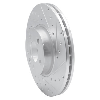 R1 Concepts® - eLINE™ Drilled and Slotted 1-Piece Front Passenger Side Brake Rotor