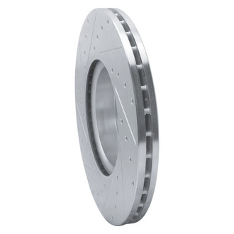 R1 Concepts® - eLINE™ Drilled and Slotted 1-Piece Front Passenger Side Brake Rotor