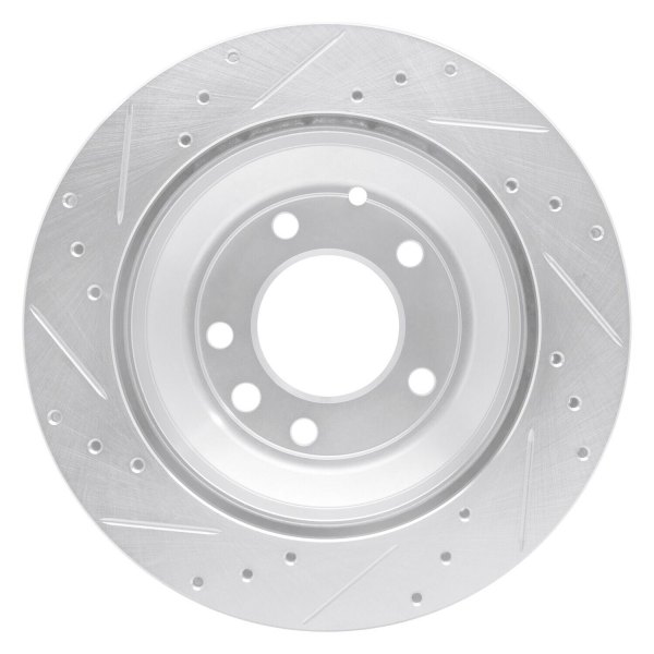 R1 Concepts® - eLINE™ Drilled and Slotted 1-Piece Rear Brake Rotor