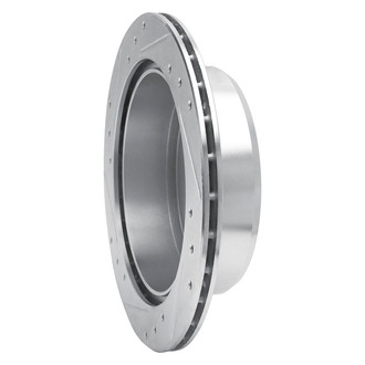 R1 Concepts® - eLINE™ Drilled and Slotted 1-Piece Rear Passenger Side Brake Rotor
