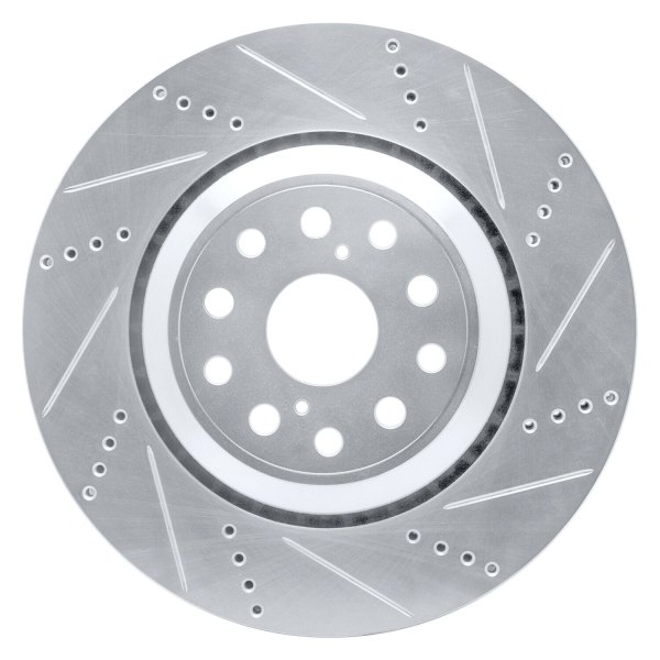 R1 Concepts® - eLINE™ Drilled and Slotted 1-Piece Front Brake Rotor