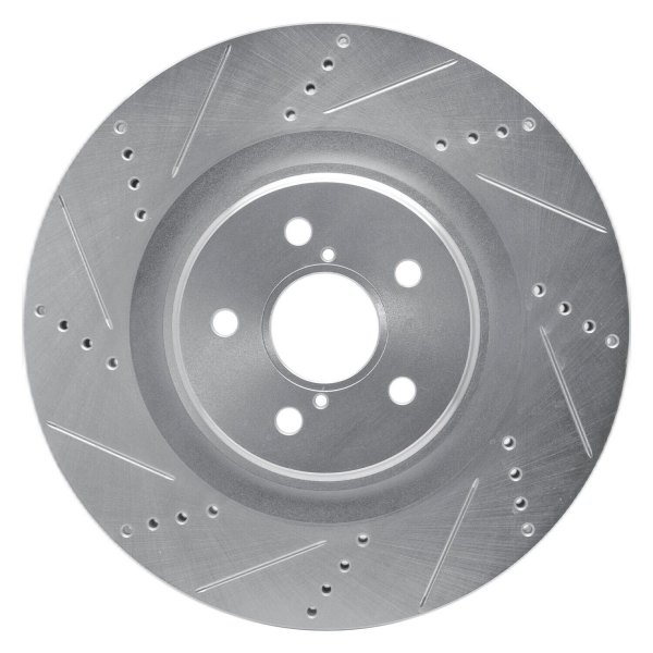 R1 Concepts® - eLINE™ Drilled and Slotted 1-Piece Front Brake Rotor