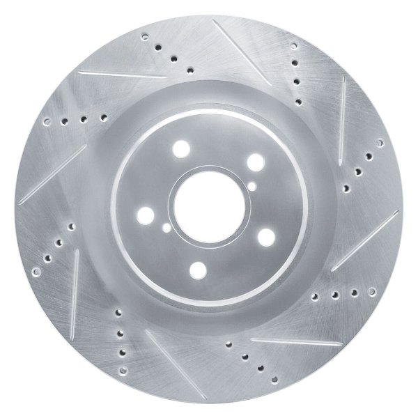 R1 Concepts® - eLINE™ Drilled and Slotted 1-Piece Front Brake Rotor