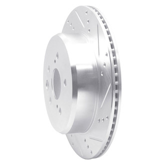 R1 Concepts® - eLINE™ Drilled and Slotted 1-Piece Rear Passenger Side Brake Rotor