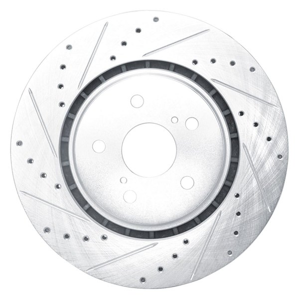 R1 Concepts® - eLINE™ Drilled and Slotted 1-Piece Front Brake Rotor